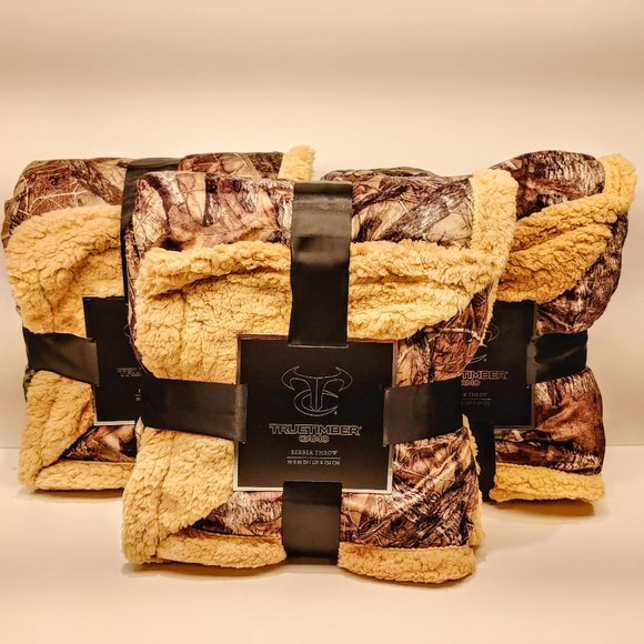 Camo Blanket - Luxury Berber Throw - Picture 5 of 9